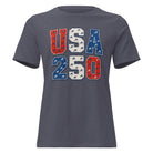 USA 250 Vintage Collegiate Women's Relaxed T-Shirt - Bluegrass Elite Apparel LLC