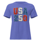 USA 250 Vintage Collegiate Women's Relaxed T-Shirt - Bluegrass Elite Apparel LLC