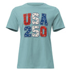 USA 250 Vintage Collegiate Women's Relaxed T-Shirt - Bluegrass Elite Apparel LLC