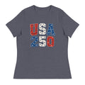 USA 250 Vintage Collegiate Women's Relaxed T-Shirt | Kentucky Heritage Design - Bluegrass Elite Apparel LLC