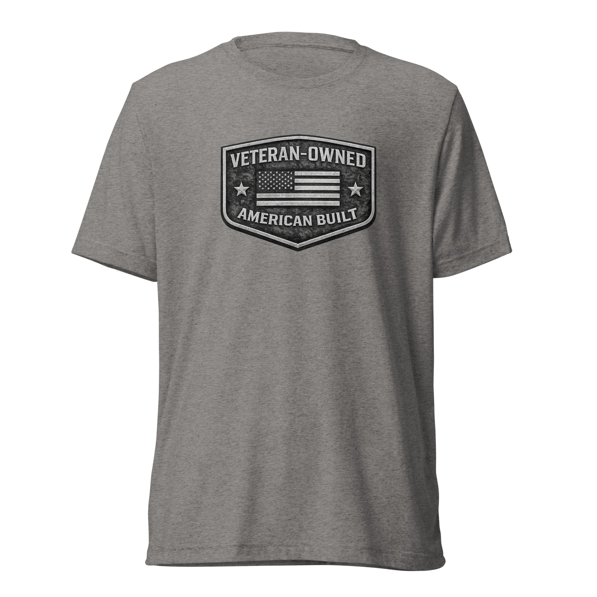 Veteran - Owned American Built T-Shirt | Military Shield Design | Elite - Bluegrass Elite Apparel LLC