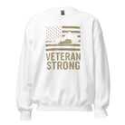 Veteran Strong Kentucky Sweatshirt | Patriotic Flag Design - Bluegrass Elite Apparel LLC