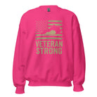 Veteran Strong Kentucky Sweatshirt | Patriotic Flag Design - Bluegrass Elite Apparel LLC