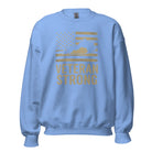 Veteran Strong Kentucky Sweatshirt | Patriotic Flag Design - Bluegrass Elite Apparel LLC