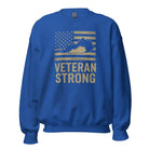 Veteran Strong Kentucky Sweatshirt | Patriotic Flag Design - Bluegrass Elite Apparel LLC