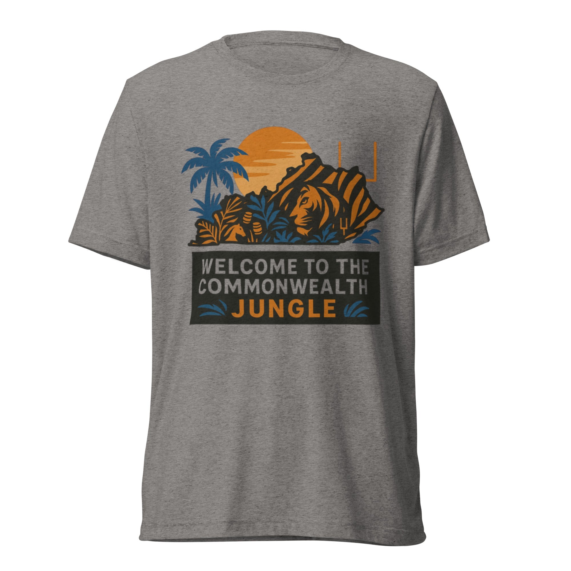 Welcome to the Commonwealth Jungle T-Shirt | Kentucky Football Pride | Elite Tri - Blend - Bluegrass Elite Apparel LLC