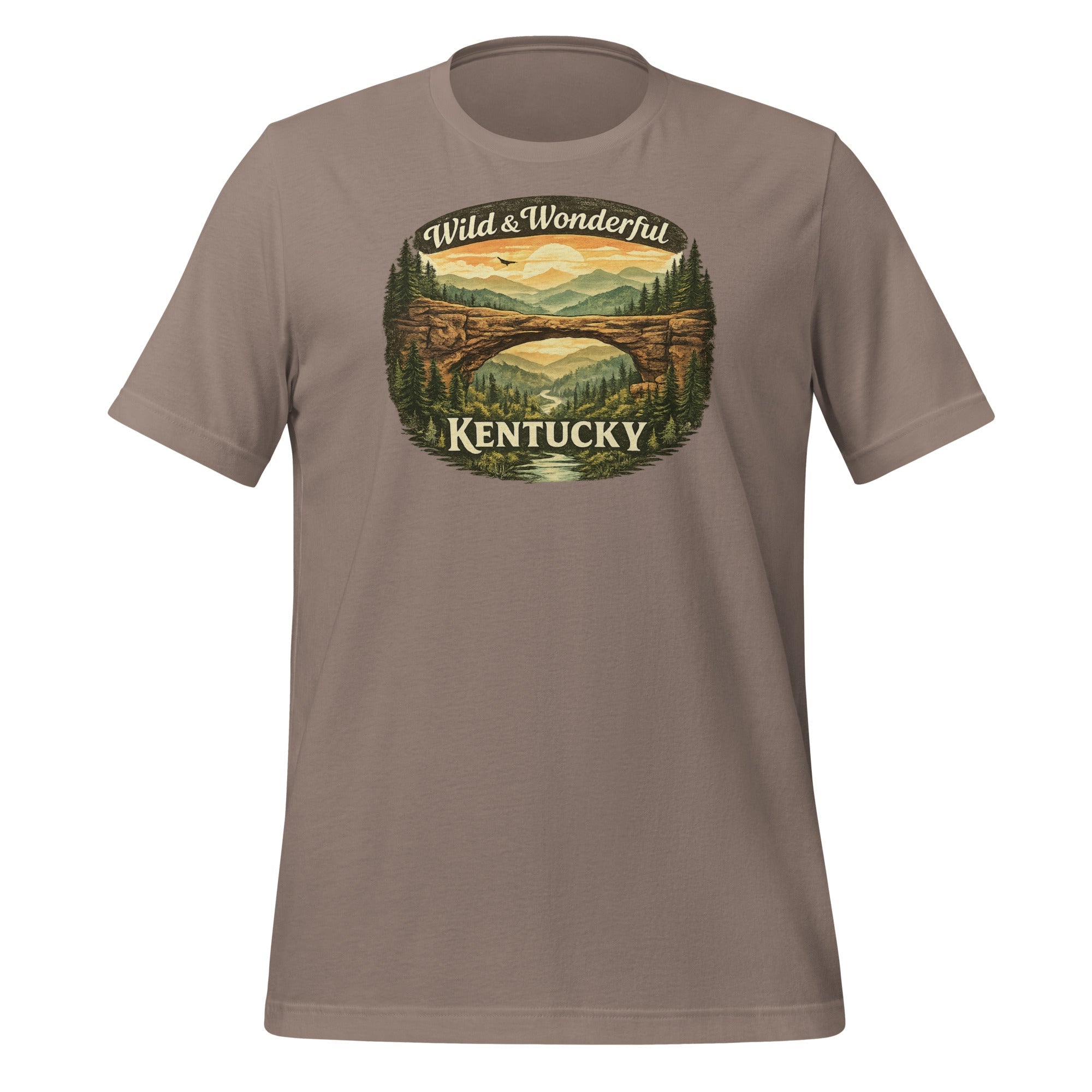 Wild & Wonderful Kentucky T-Shirt | Red River Gorge Arch Design | Classic Cotton - Bluegrass Elite Apparel LLC