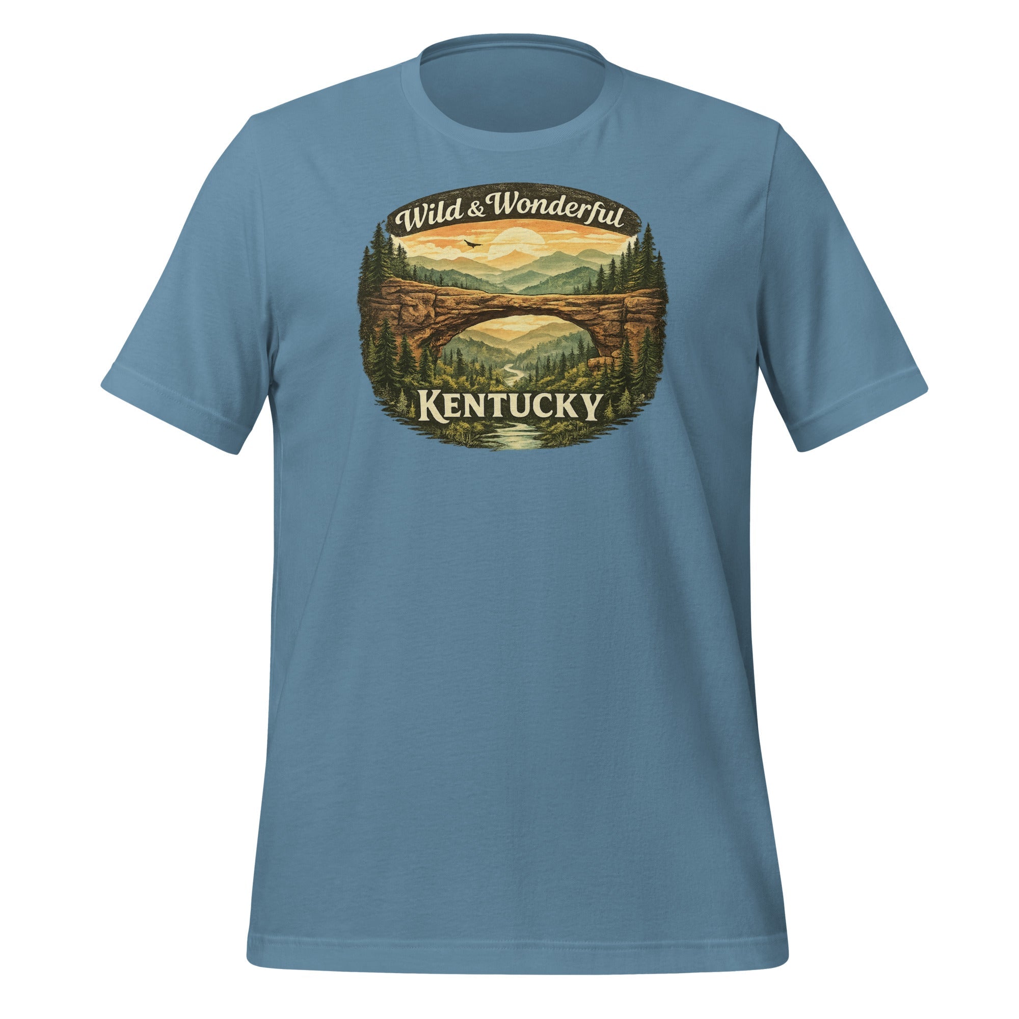 Wild & Wonderful Kentucky T-Shirt | Red River Gorge Arch Design | Classic Cotton - Bluegrass Elite Apparel LLC