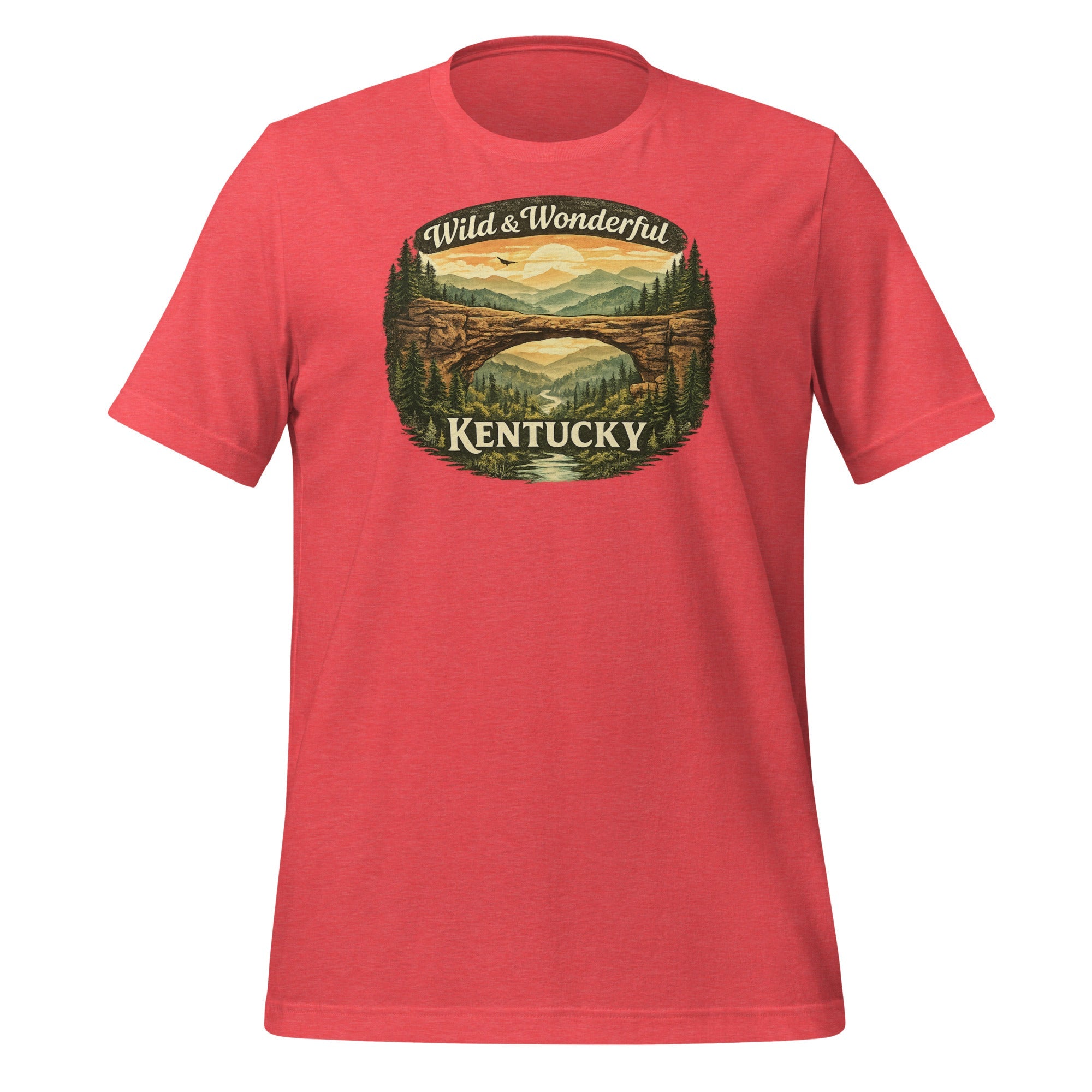 Wild & Wonderful Kentucky T-Shirt | Red River Gorge Arch Design | Classic Cotton - Bluegrass Elite Apparel LLC