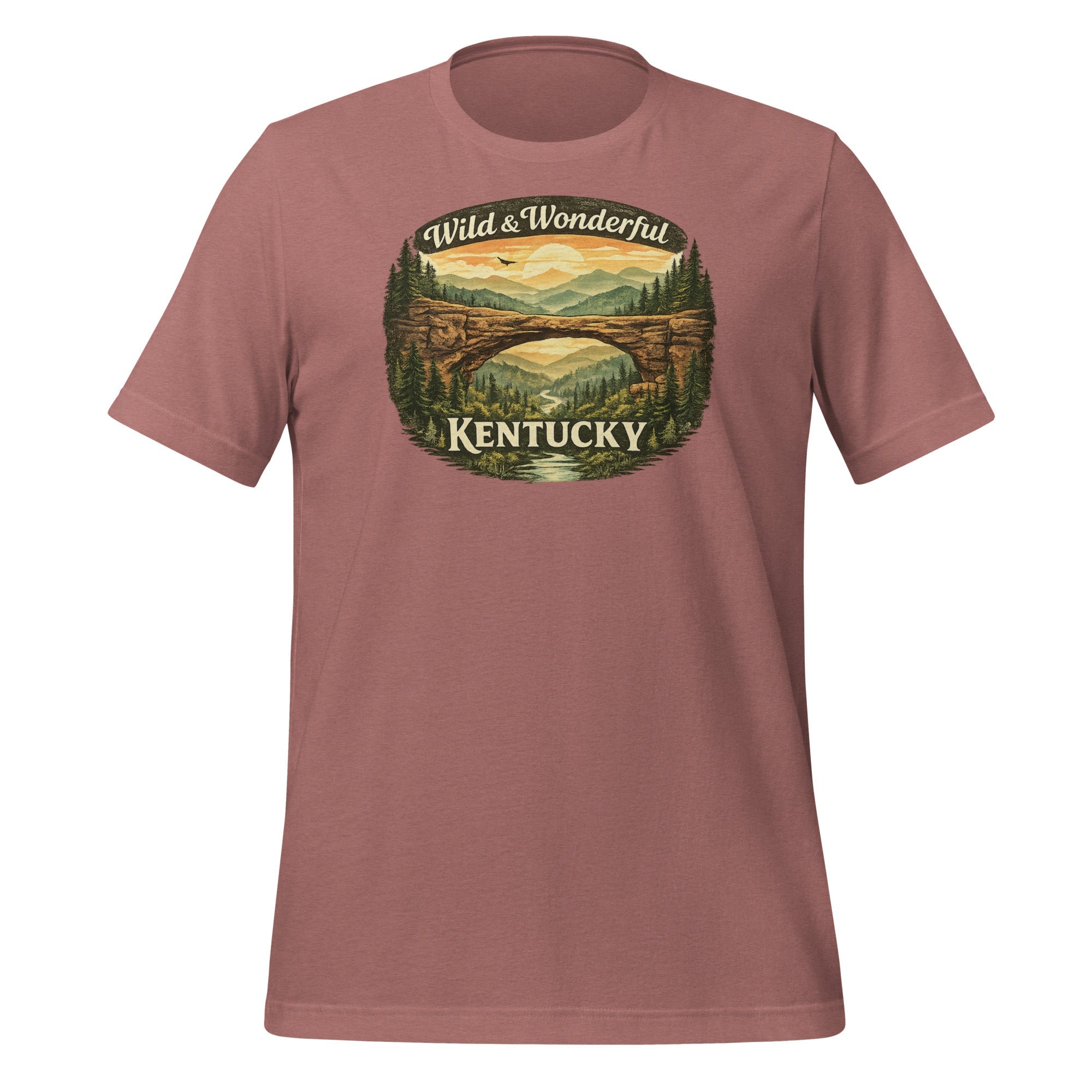 Wild & Wonderful Kentucky T-Shirt | Red River Gorge Arch Design | Classic Cotton - Bluegrass Elite Apparel LLC