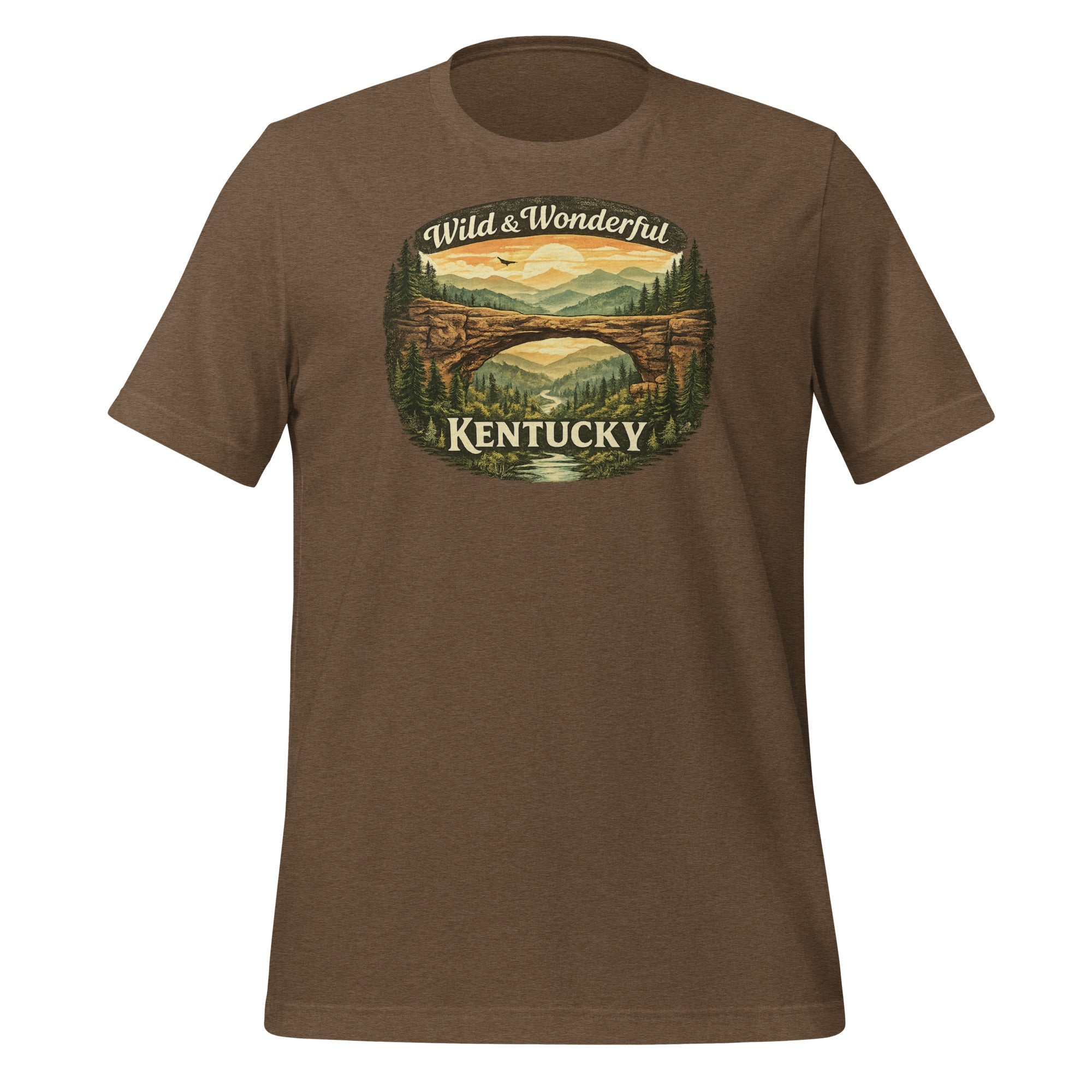Wild & Wonderful Kentucky T-Shirt | Red River Gorge Arch Design | Classic Cotton - Bluegrass Elite Apparel LLC