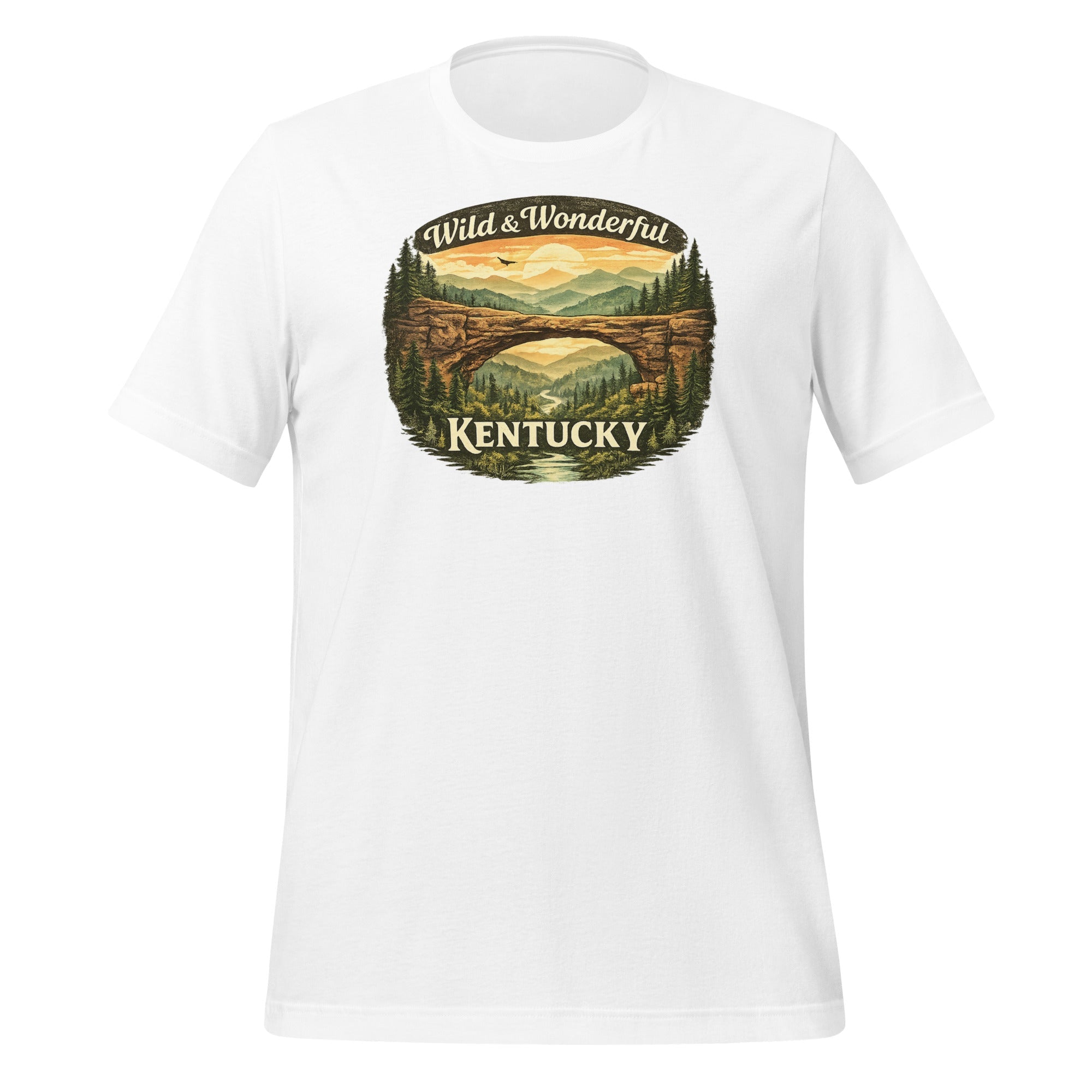 Wild & Wonderful Kentucky T-Shirt | Red River Gorge Arch Design | Classic Cotton - Bluegrass Elite Apparel LLC