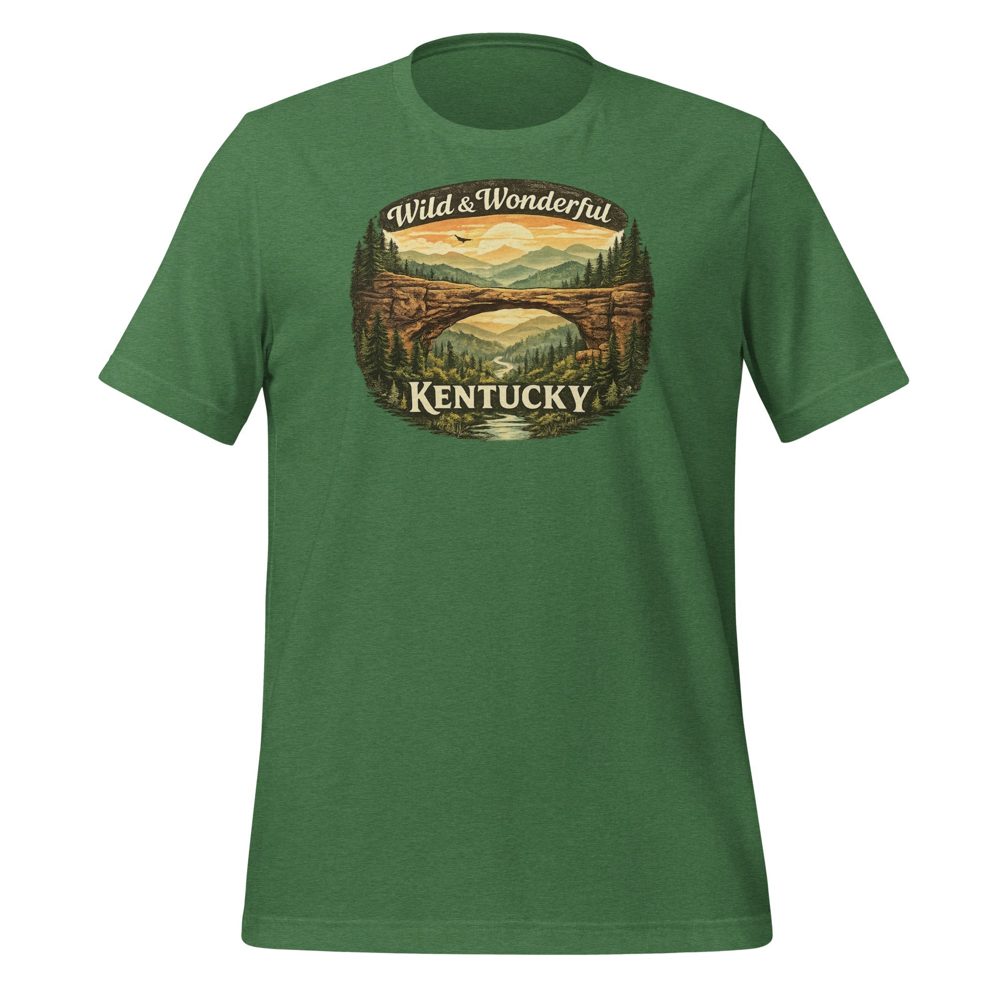 Wild & Wonderful Kentucky T-Shirt | Red River Gorge Arch Design | Classic Cotton - Bluegrass Elite Apparel LLC
