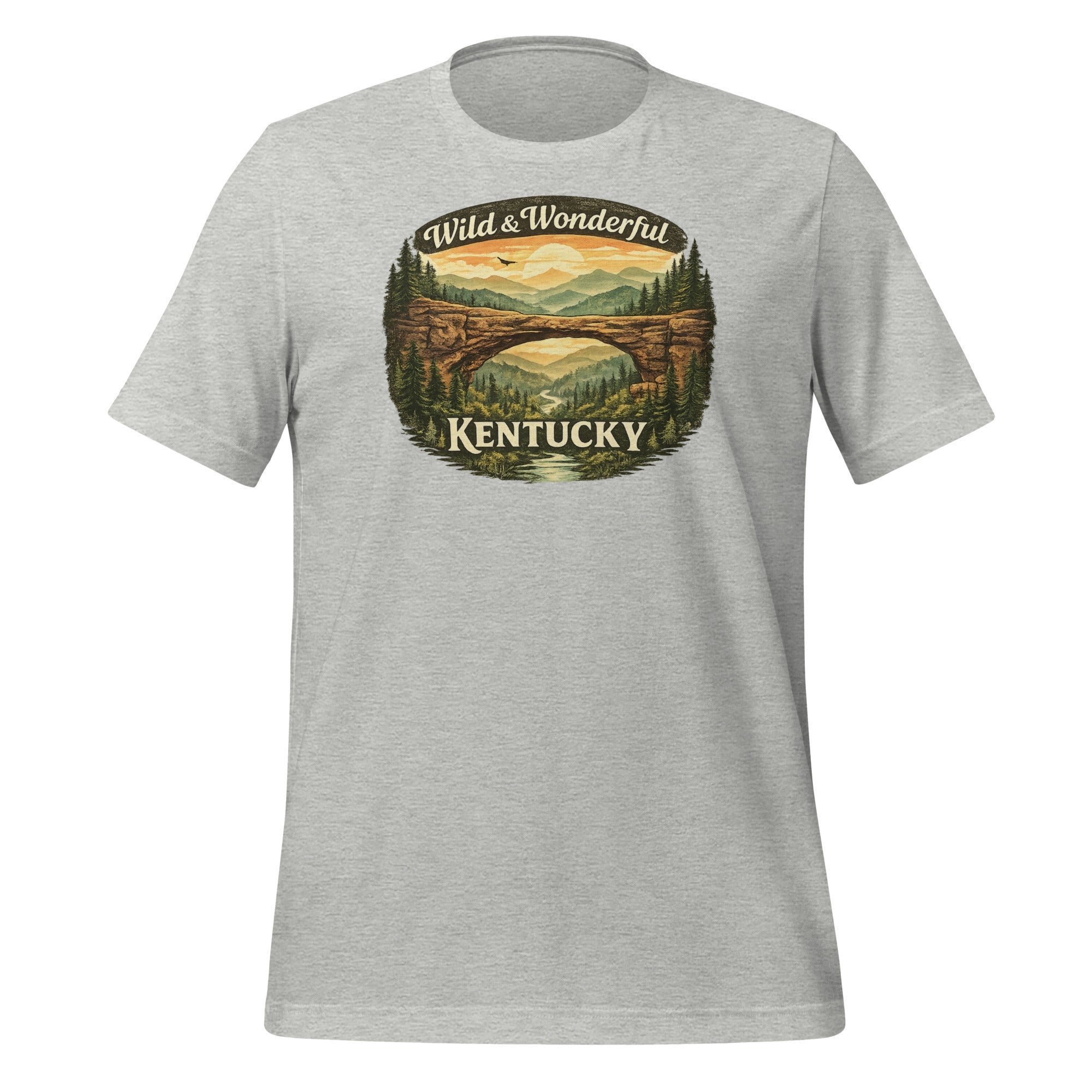 Wild & Wonderful Kentucky T-Shirt | Red River Gorge Arch Design | Classic Cotton - Bluegrass Elite Apparel LLC